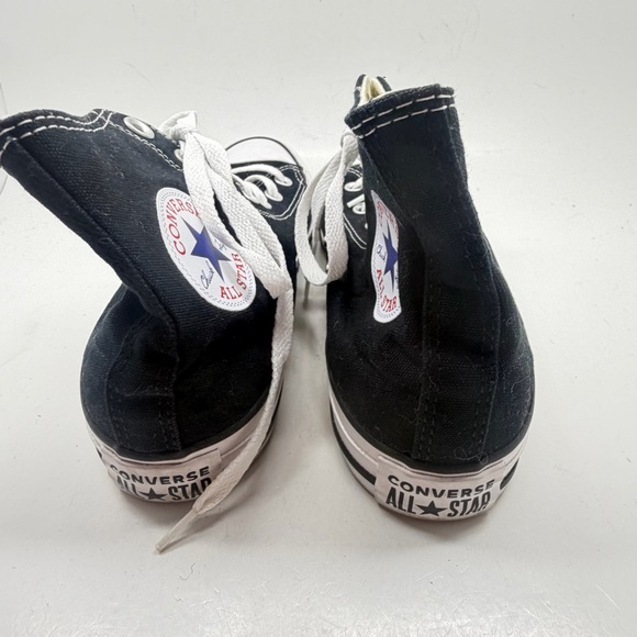 Converse Black High Top Sneakers with White Accents - Picture 4 of 6